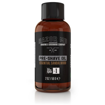 Razor MD Pre Shave Oil Essential Sandalwood Олія перед голінням з екстрактом сандалового дерева