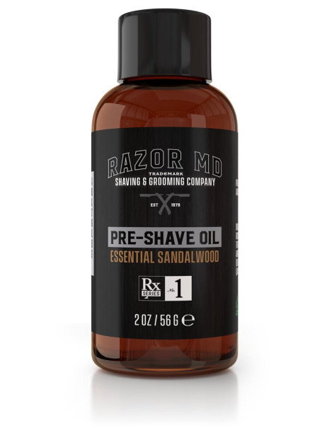 Razor MD Pre Shave Oil Essential Sandalwood Масло перед бритьем с экстрактом сандалового дерева