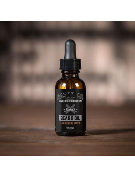 Razor MD Beard Oil Sandalwood Musk Олія для бороди з екстрактом сандалового дерева та мускусу