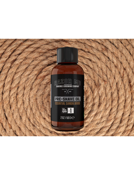 Razor MD Pre Shave Oil Essential Sandalwood Масло перед бритьем с экстрактом сандалового дерева