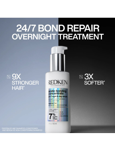 Redken Acidic Bonding Concentrate 24/7 Night & Day Serum Сыворотка 24/7 для интенсивного ухода за поврежденными волосами