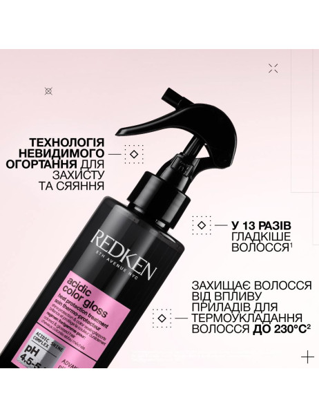 Redken Acidic Color Gloss Heat Protection Treatment Термозащитный спрей для защиты цвета и сияния окрашенных волос