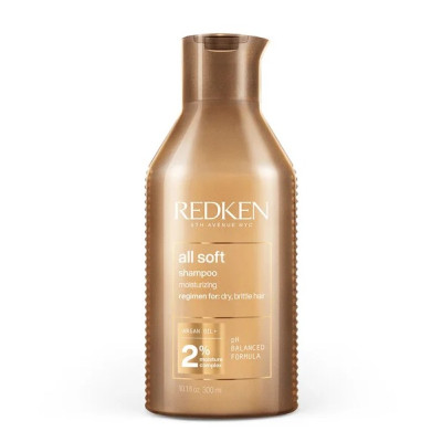 Redken All Soft Shampoo Пом'якшувальний шампунь для сухого та  ламкого волосся