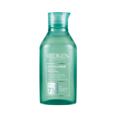 Redken Amino Mint Shampoo Освіжальний шампунь для контролю жирності шкіри голови та зволоження волосся по довжині