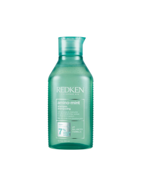 Redken Amino Mint Shampoo Освіжальний шампунь для контролю жирності шкіри голови та зволоження волосся по довжині