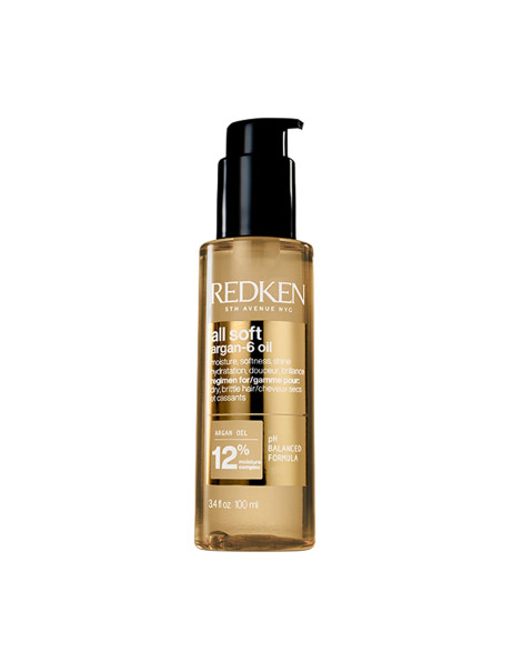 Redken All Soft Argan-6 Multi-Care Oil Аргановое масло для сухих и ломких волос
