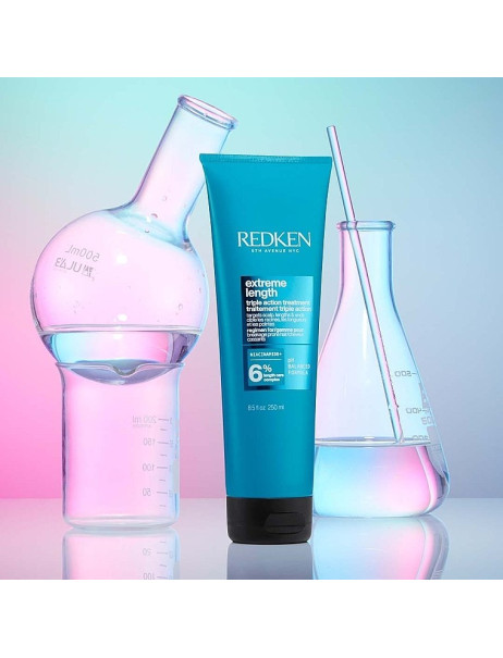 Redken Extreme Length Triple Action Treatment Багатофункціональна маска потрійної дії для зміцнення довгого волосся