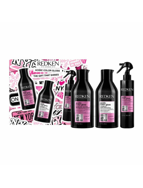 Redken Acidic Color Gloss Holiday Gift Set Подарунковий набір для догляду за фарбованим волоссям