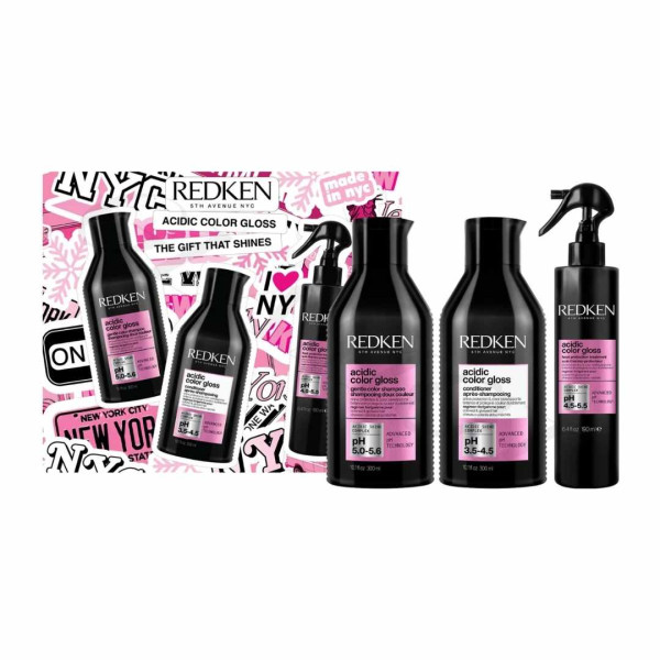 Redken Acidic Color Gloss Holiday Gift Set Подарунковий набір для догляду за фарбованим волоссям