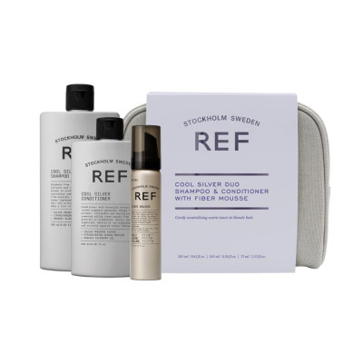 REF Beauty Bag Cool Silver Набор с косметичкой "Для белых волос"