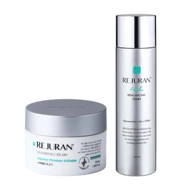 Rejuran Healer Rebalancing Toner + Repairing Cream Intensive Repair Activator Набір відновлюючий 