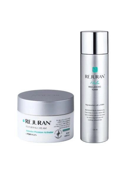 Rejuran Healer Rebalancing Toner + Repairing Cream Intensive Repair Activator Набор восстанавливающий