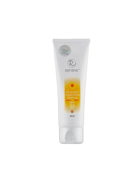 Renew Sunscreen Cream SPF 30 Demi Make up Солнцезащитный тональный крем-антиоксидант SPF 30
