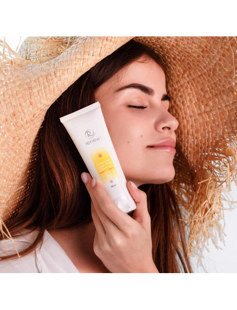 Renew Sunscreen Cream SPF 30 Demi Make up Солнцезащитный тональный крем-антиоксидант SPF 30