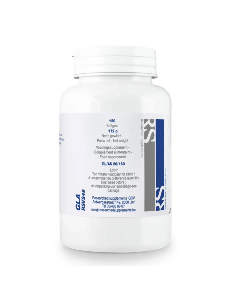 Researched Supplements GLA 120 C Дієтична добавка ДжиЕлЕй №120