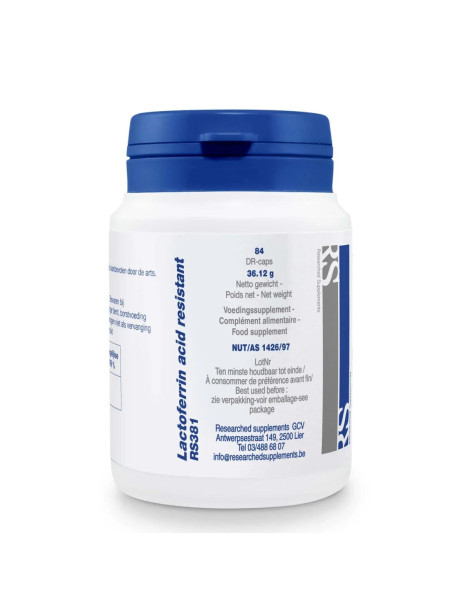 Researched Supplements Lactoferrin Acid Resistant 84 C Дієтична добавка Лактоферрін Ацид №84