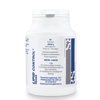 Researched Supplements Lipid Control 90 C Дієтична добавка Ліпід Контрол №90