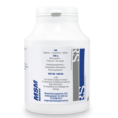 Researched Supplements MSM 180 Т Дієтична добавка МСМ №180