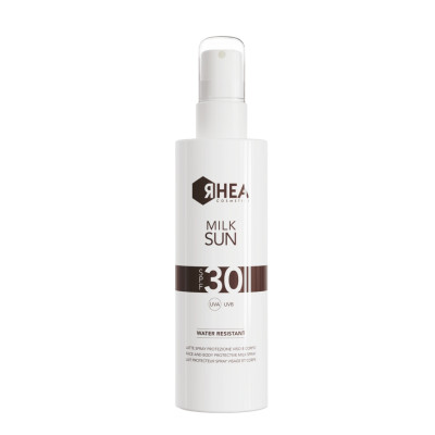 Rhea Cosmetics MilkSun SPF30 Захисний спрей-молочко для обличчя та тіла SPF30