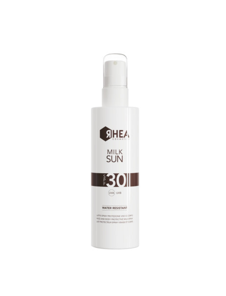 Rhea Cosmetics MilkSun SPF30 Захисний спрей-молочко для обличчя та тіла SPF30