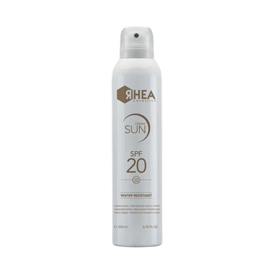 Rhea Cosmetics CreamSun SPF20 Sunscreen Spray Face And Body Кремовий спрей для обличчя і тіла SPF20 