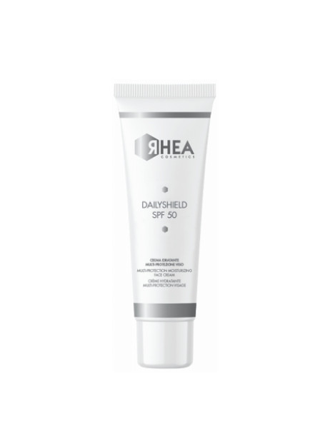 Rhea Cosmetics DailyShield Multi-protection moisturizing face cream SPF50 Мультизащитный увлажняющий крем для лица