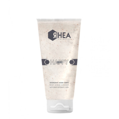 Rhea Cosmetics HappyScrub Body Scrub Cleanser Очищуючий скраб для тіла подвійної дії