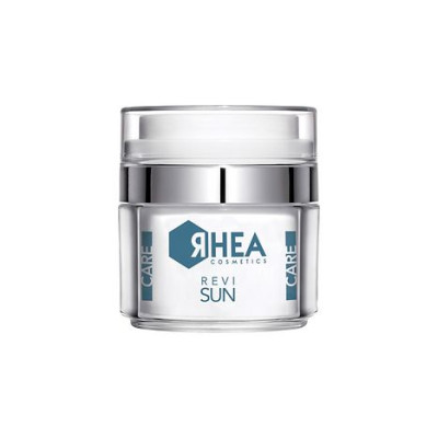 Rhea Cosmetics ReviSun Відновлюючий крем для обличчя до та після сонця