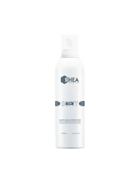 Rhea Cosmetics SoftyClay Body Cleansing Clay Mousse Мус для душу на основі глини