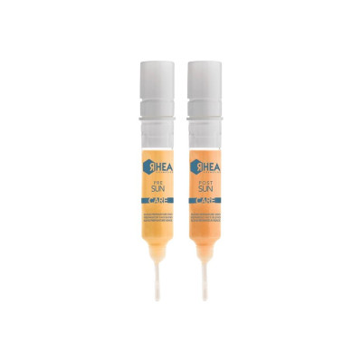 Rhea Cosmetics Revitalsummer Омолоджуючий догляд для обличчя та шиї до та після засмаги