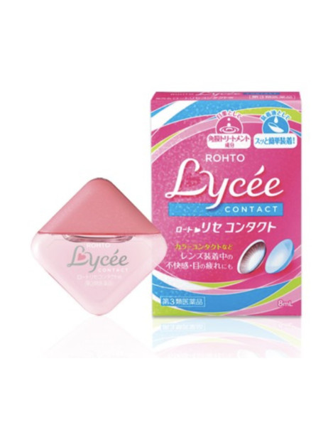 ROHTO Lycee Eye Drops for Contact Lenses Глазные капли при ношении контактных линз