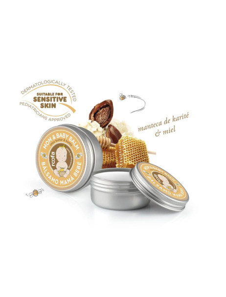 Roofa Mom And Baby Balm Shea Butter & Honey Бальзам для мами та дитини з медом та олією ши