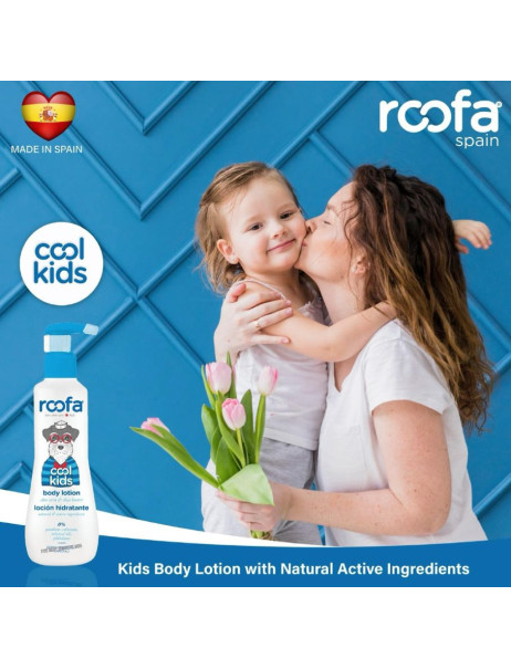 Roofa Cool Kids Body Lotion Aloe Vera & Panthenol Натуральний лосьон для тіла з алое вера та олією ши