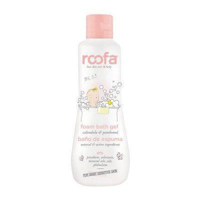 Roofa Foam Bath Gel Calendula & Panthenol Гель-піна для ванни