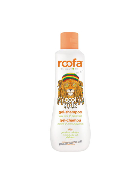 Roofa Cool Kids Gel Shampoo Aloe Vera & Panthenol Натуральний гель-шампунь з алое віра та пантенолом