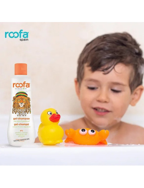 Roofa Cool Kids Gel Shampoo Aloe Vera & Panthenol Натуральний гель-шампунь з алое віра та пантенолом