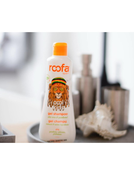 Roofa Cool Kids Gel Shampoo Aloe Vera & Panthenol Натуральний гель-шампунь з алое віра та пантенолом