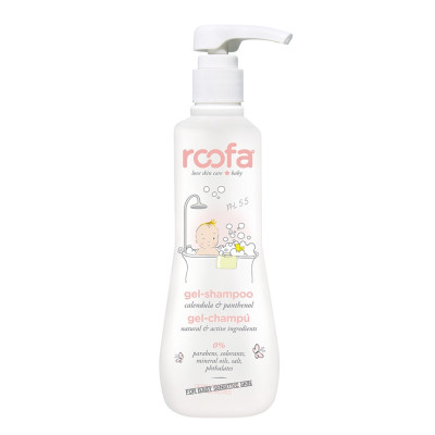 Roofa Gel Shampoo Calendula & Panthenol Гель-шампунь для тела и волос с календулой и пантенолом