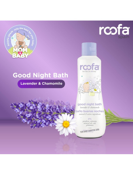 Roofa Good Night Bath Gel Lavander & Chamomile Вечернее средство для ванны с лавандой и ромашкой