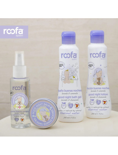 Roofa Mom And Baby Balm Shea Butter & Lavander Вечірній бальзам для мами та дитини з лавандою та олією ши