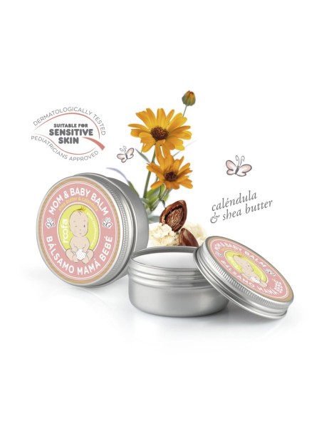 Roofa Mom And Baby Balm Shea Butter & Calendula Бальзам для мами та дитини з календулою та олією ши для сухої шкіри