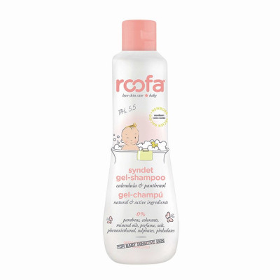 Roofa Syndet Gel Shampoo Calendula & Panthenol Гель-шампунь на основе синтетического детергента