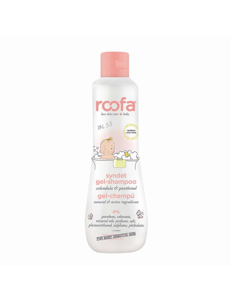 Roofa Syndet Gel Shampoo Calendula & Panthenol Гель-шампунь на основі синтетичного детергенту