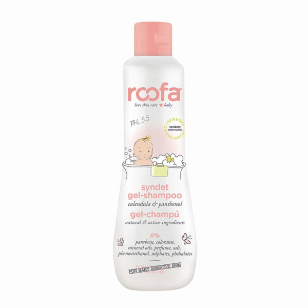 Roofa Syndet Gel Shampoo Calendula & Panthenol Гель-шампунь на основі синтетичного детергенту