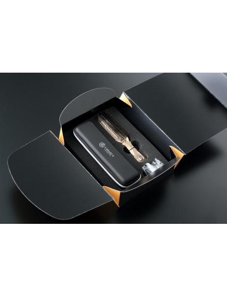 S-Heart-S Sasso Scalp Brush Premium Champagne Gold Long (Gift Box) Расческа в подарочном боксе