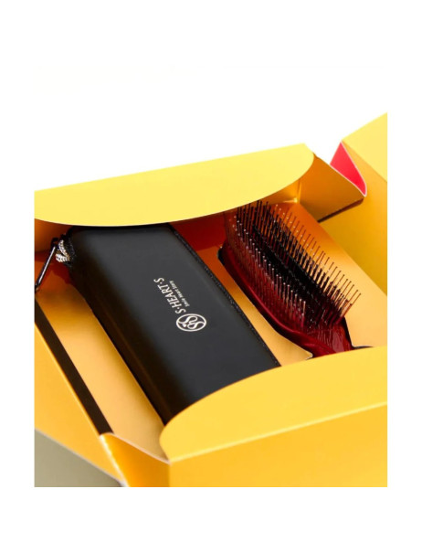 S-Heart-S Sasso Scalp Brush Premium Red Long (Gift Box) Расческа в подарочном боксе