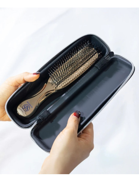 S-Heart-S Sasso Case Black For Long Brushes Защитный кейс для расчески с длинной ручкой