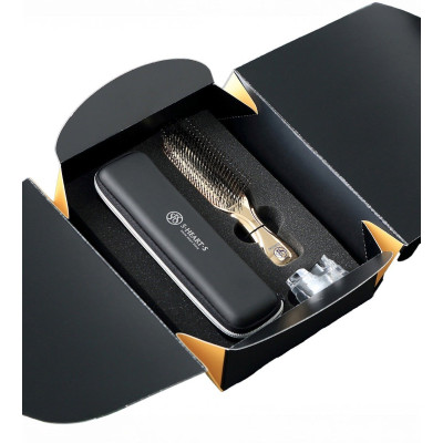 S-Heart-S Sasso Scalp Brush Premium Champagne Gold Long (Gift Box) Расческа в подарочном боксе