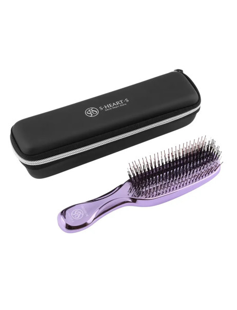 S-Heart-S Sasso Scalp Brush Premium Purple Long (Gift Box) Расческа в подарочном боксе
