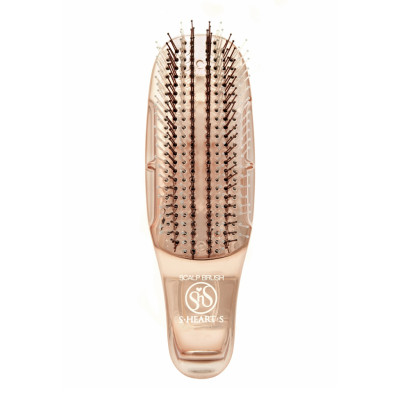 S-Heart-S Sasso Scalp Brush World Model Short Pink Gold Расческа для волос